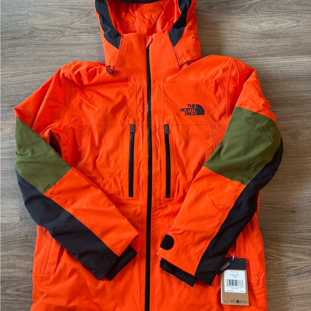 The North Face Orange and Black Jacket